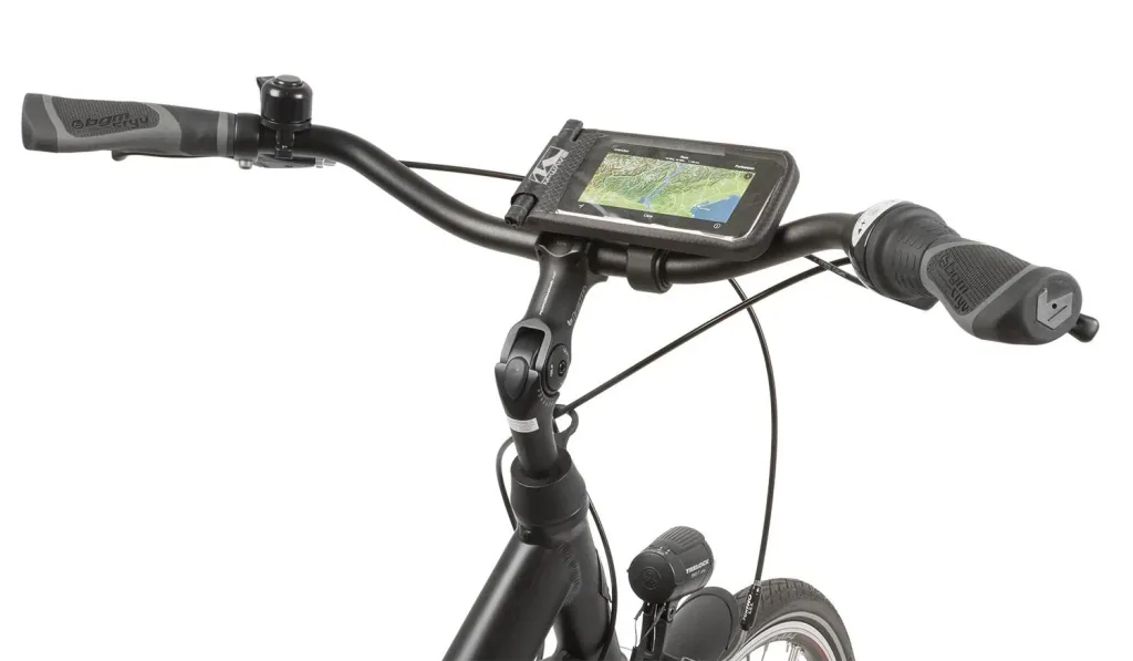 Smartphone-Tasche, M-Wave, mit drehbarem QR-Halter