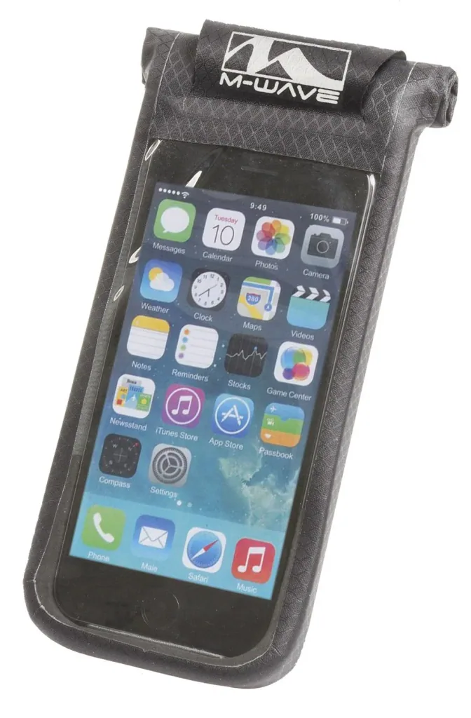 Smartphone-Tasche, M-Wave, mit drehbarem QR-Halter