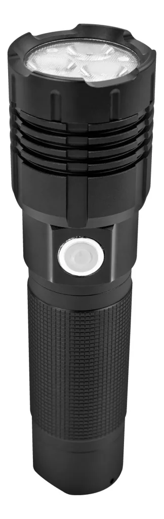 Professionelle LED-Metalltaschenlampe mit 3x10W Hochleistungs-LEDs sowie einer Speziallinse, wiederaufladbar