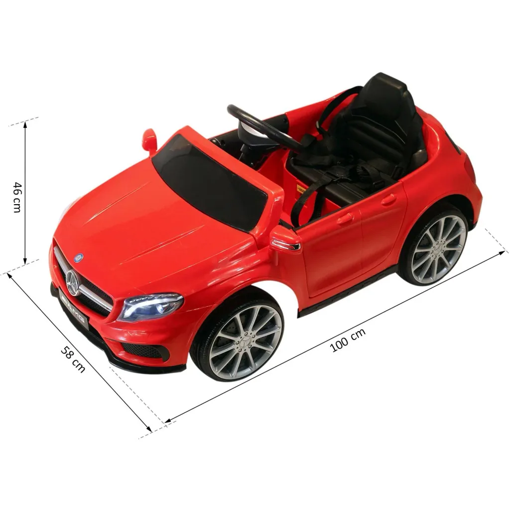 Mercedes Benz AMG Lizenz Kinder Elektroauto Kinderfahrzeug mit 1 x 6 V Motor Fernbedienung MP3 100 x 58 x 46 cm