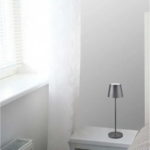 VT-7522 Tischleuchte - 3000K - Dimmbar über Touch - Wiederaufladbar - Grau - IP54