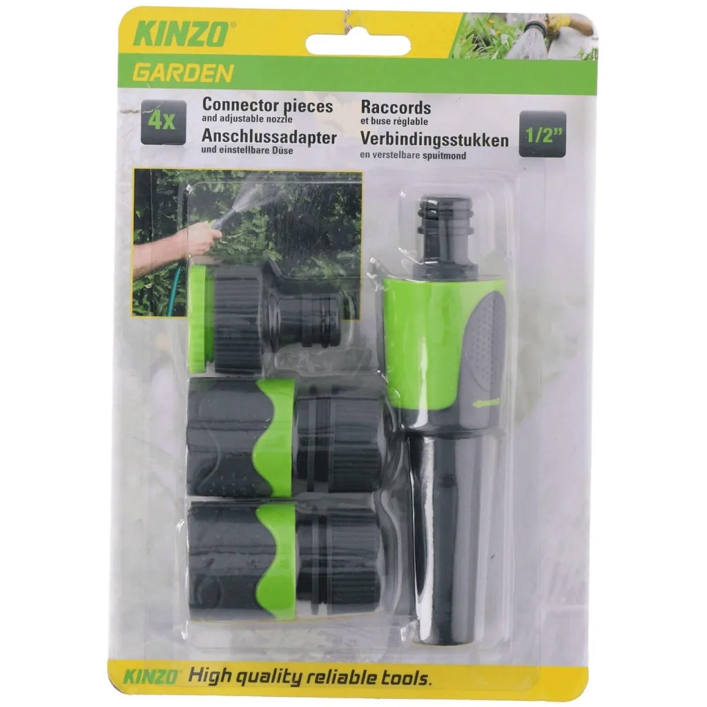 Gartenspritze mit Anschlüssen (4 Stück)