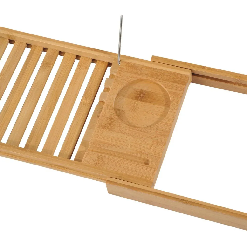 Badewannenablage 75-109cm Wannenauflage Wannenbrücke Bambus