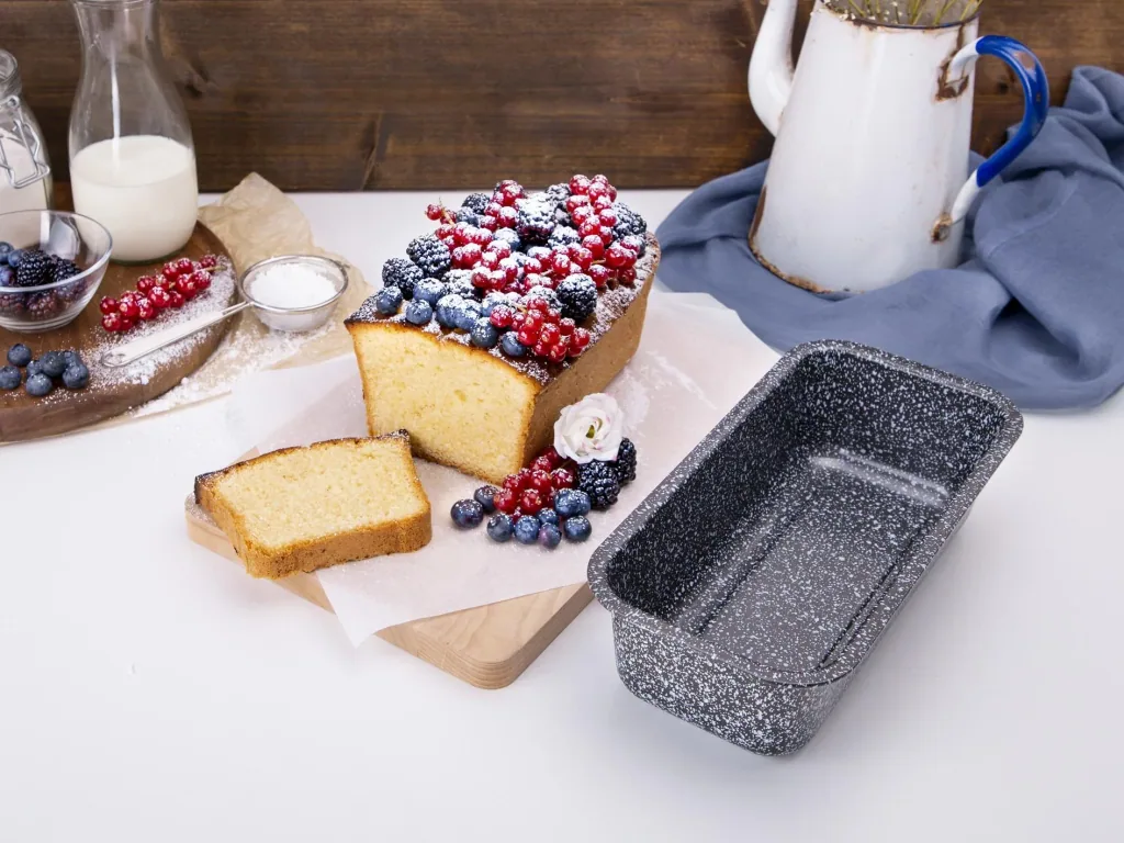 Kastenform Granito 25 cm mit Buch Backen
