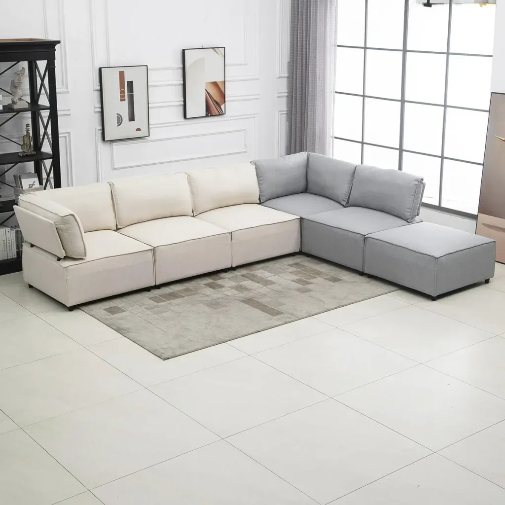 6tlg. Sofagarnitur 325 cm x 83 cm x 80 cm
