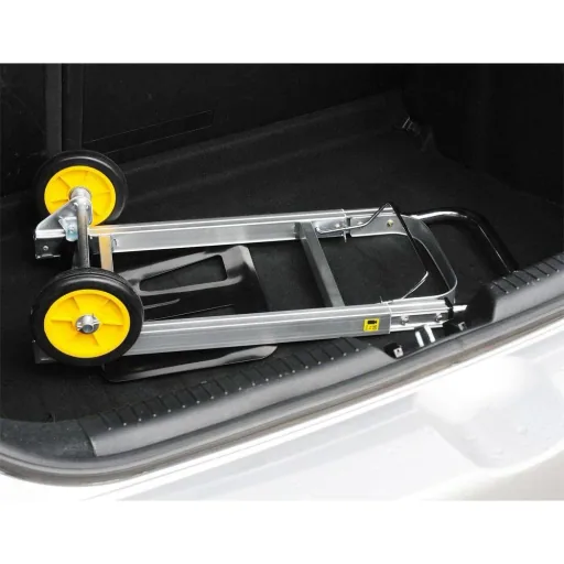 Zusammenklappbarer Wagen - Tragfähigkeit 90 kg 35,5 x 24 cm