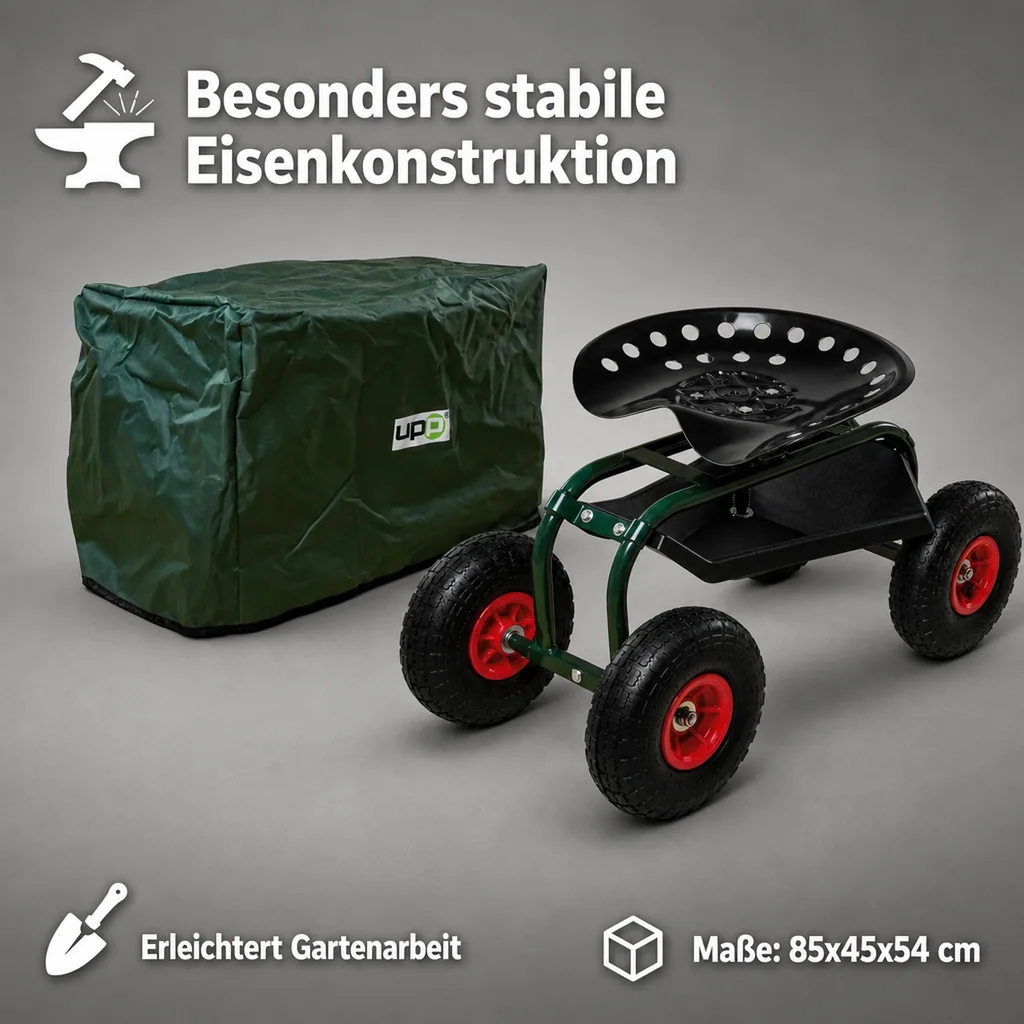 Rollsitz Outdoor "Deluxe" mit Schutzhülle