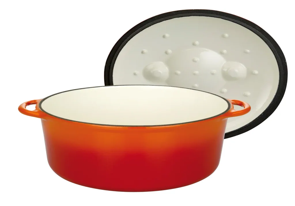Ovaler Bräter 33 cm Orange Shadow