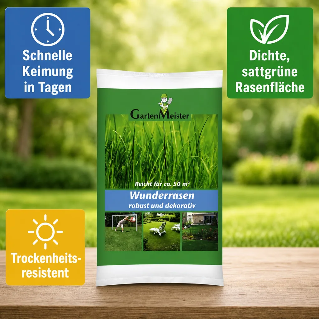 Rasensamen "Wunder Rasen", 1 kg