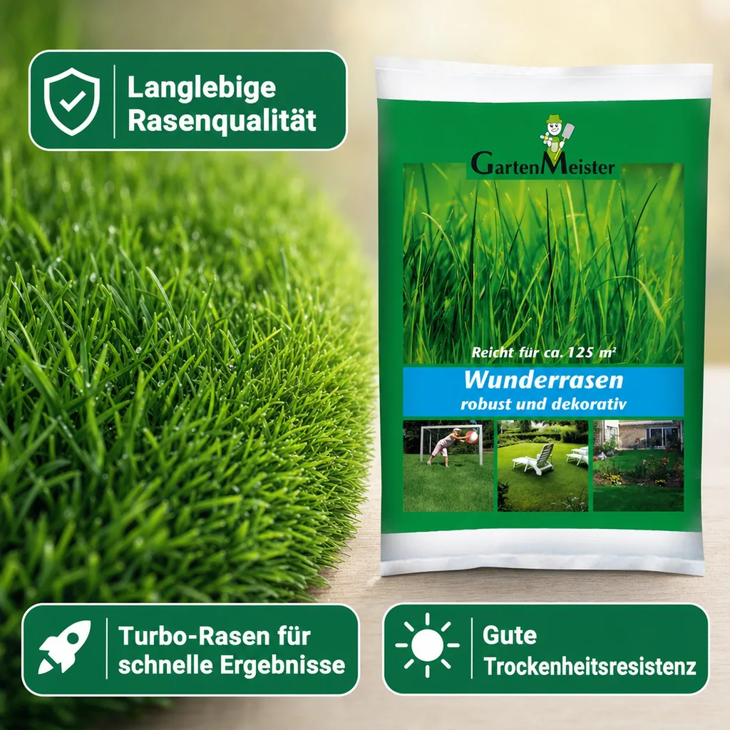 Rasensamen "Wunder Rasen", 2,5 kg