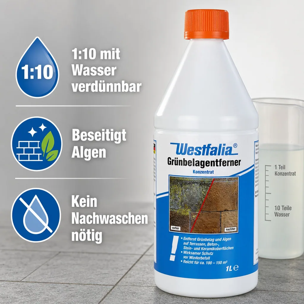 Grünbelagentferner Konzentrat 1 Liter