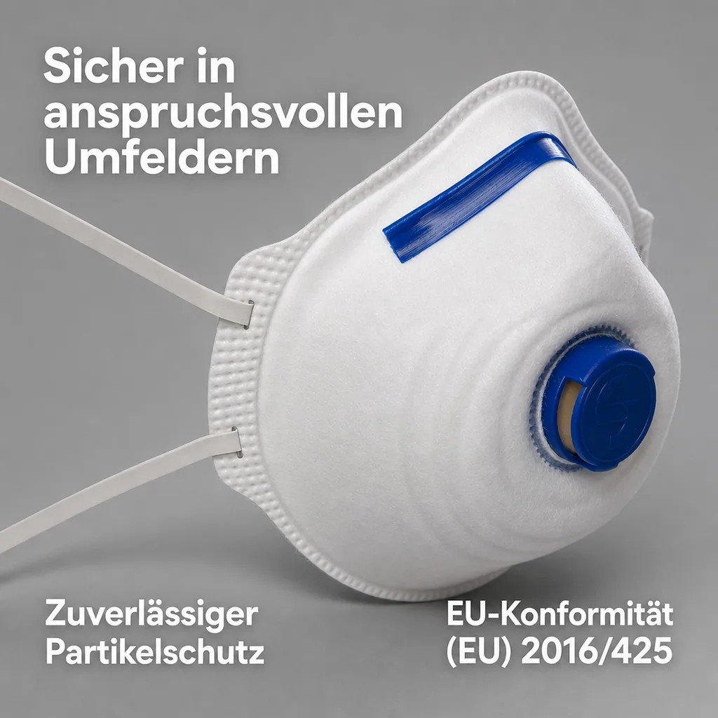 Atemschutzmaske Mandil FFP2/V - 3 Stück