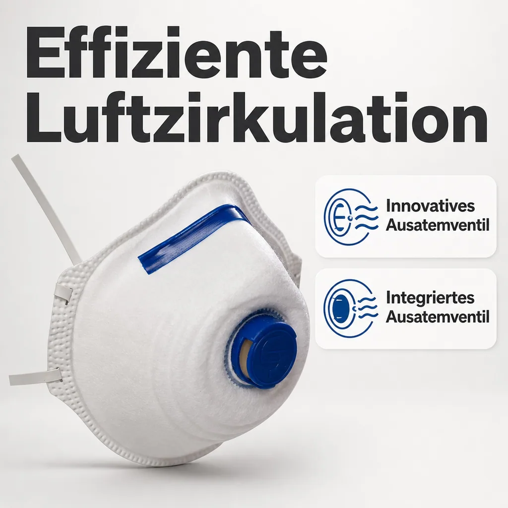 Atemschutzmaske Mandil FFP2/V - 3 Stück