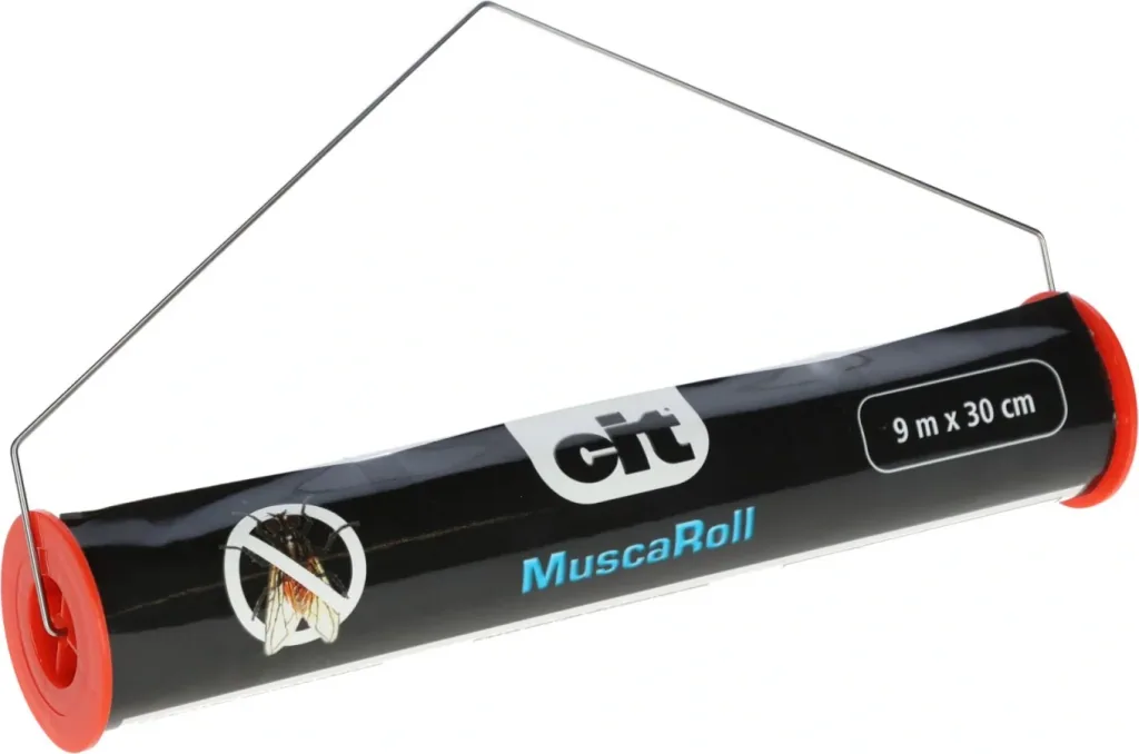 Fliegenrolle MuscaRoll, Metallhalter,  9 m x 30 cm