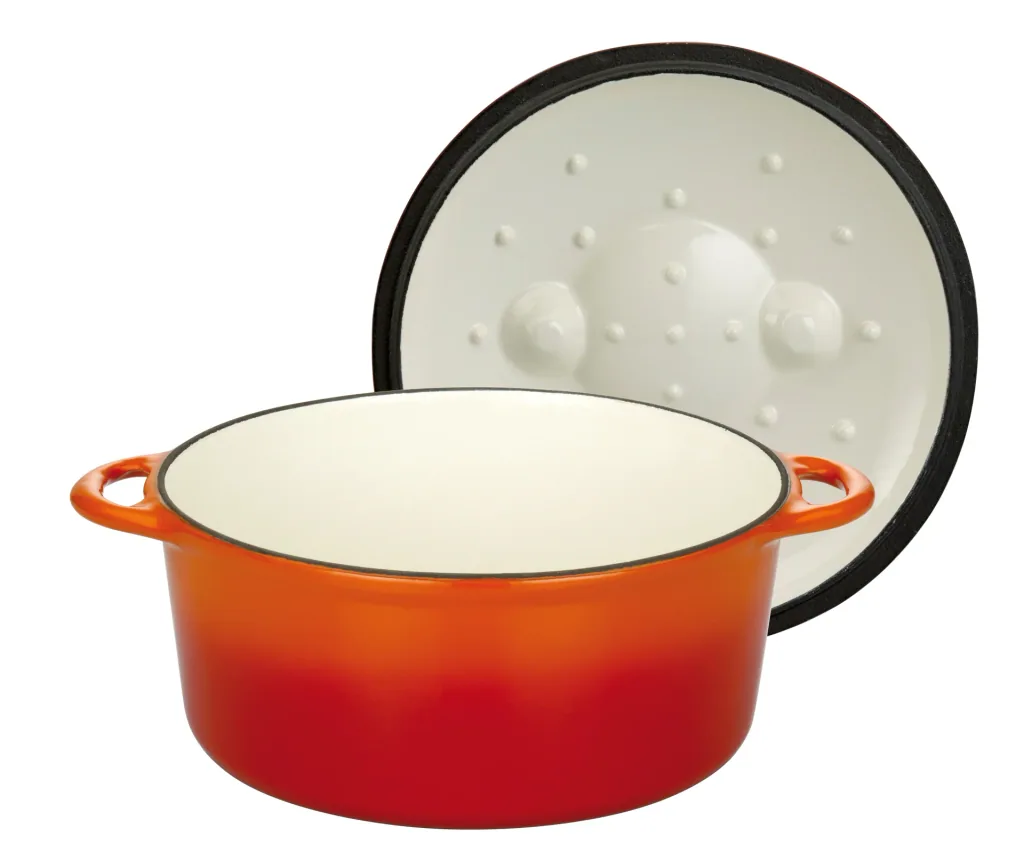 Runder Kochtopf 24 cm Orange Shadow