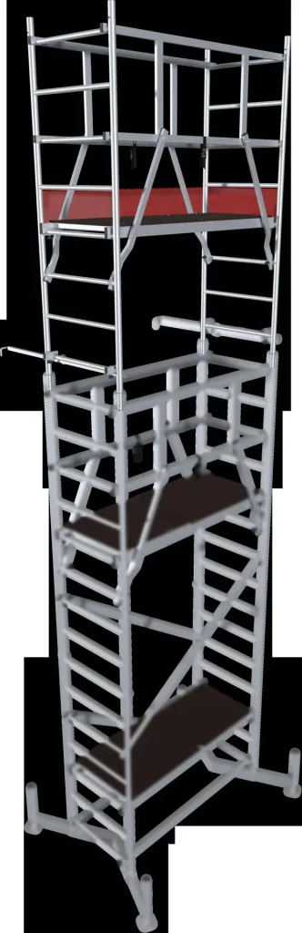MONTO ClimTec Alu-Arbeitsgerüst, 2. Aufstockung, Arbeitshöhe ca. 7 m