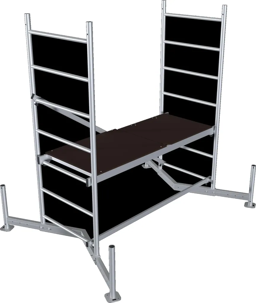 MONTO ClimTec Alu-Arbeitsgerüst, Grundgerüst, Arbeitshöhe ca. 3 m
