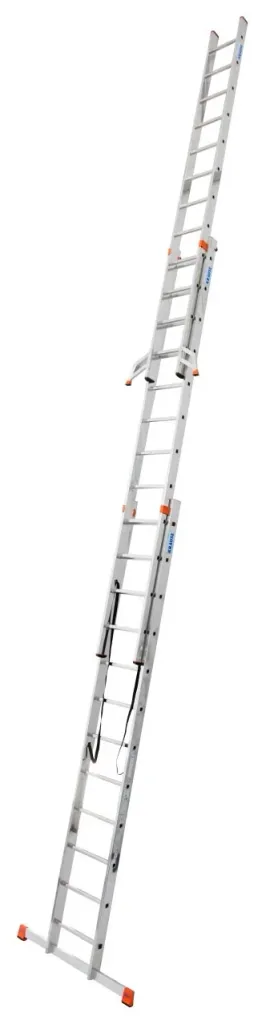 "TRIBILO" SPROSSEN-VIELZWECKLEITER, DREITEILIG 3x12 SPROSSEN