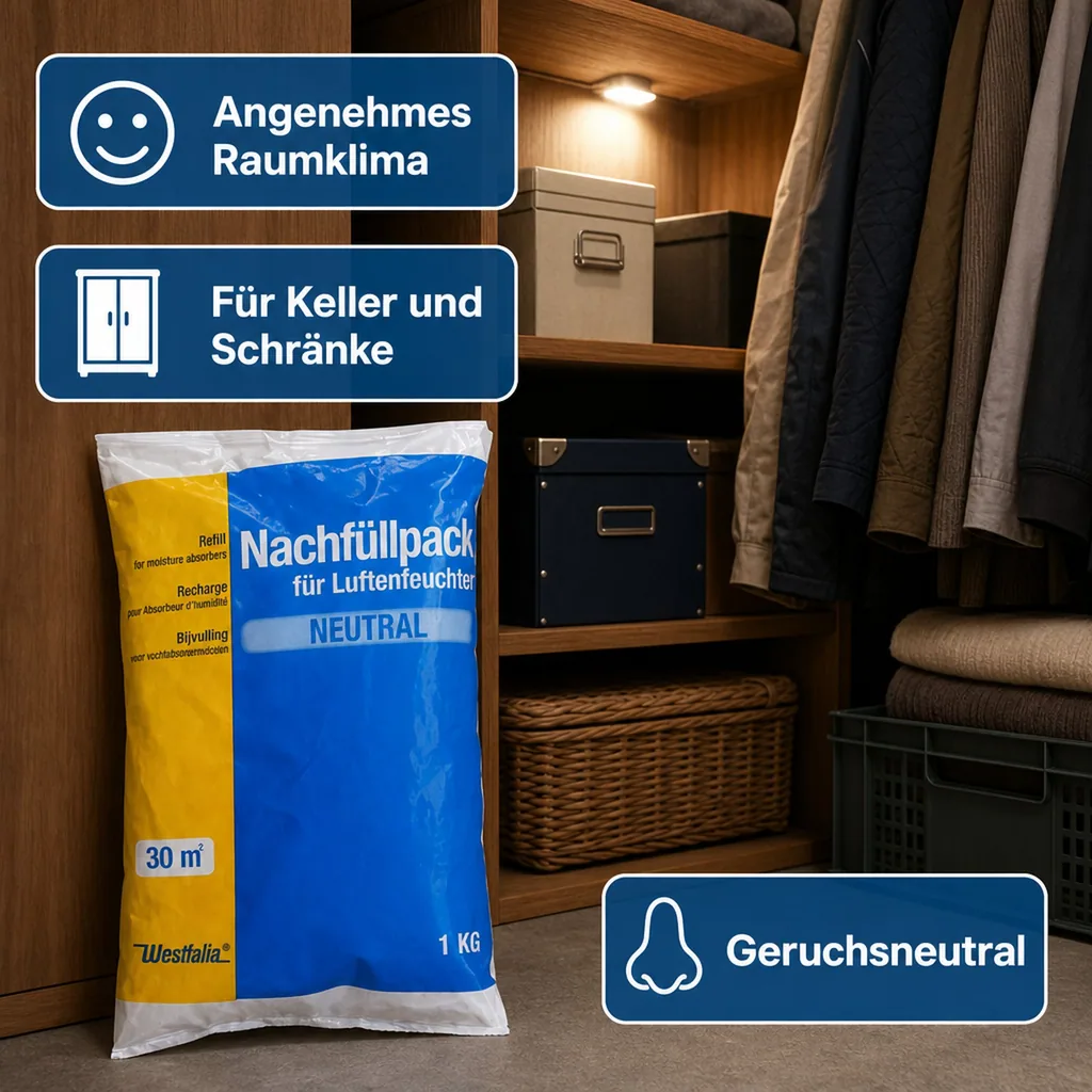 Nachfüllpack für Raumentfeuchter 1 kg