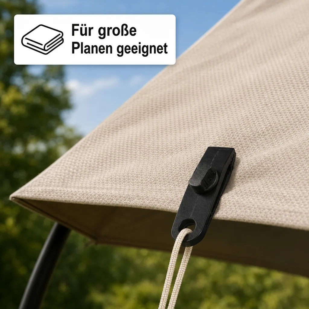 Planen-Clips-Set, 8 Stück