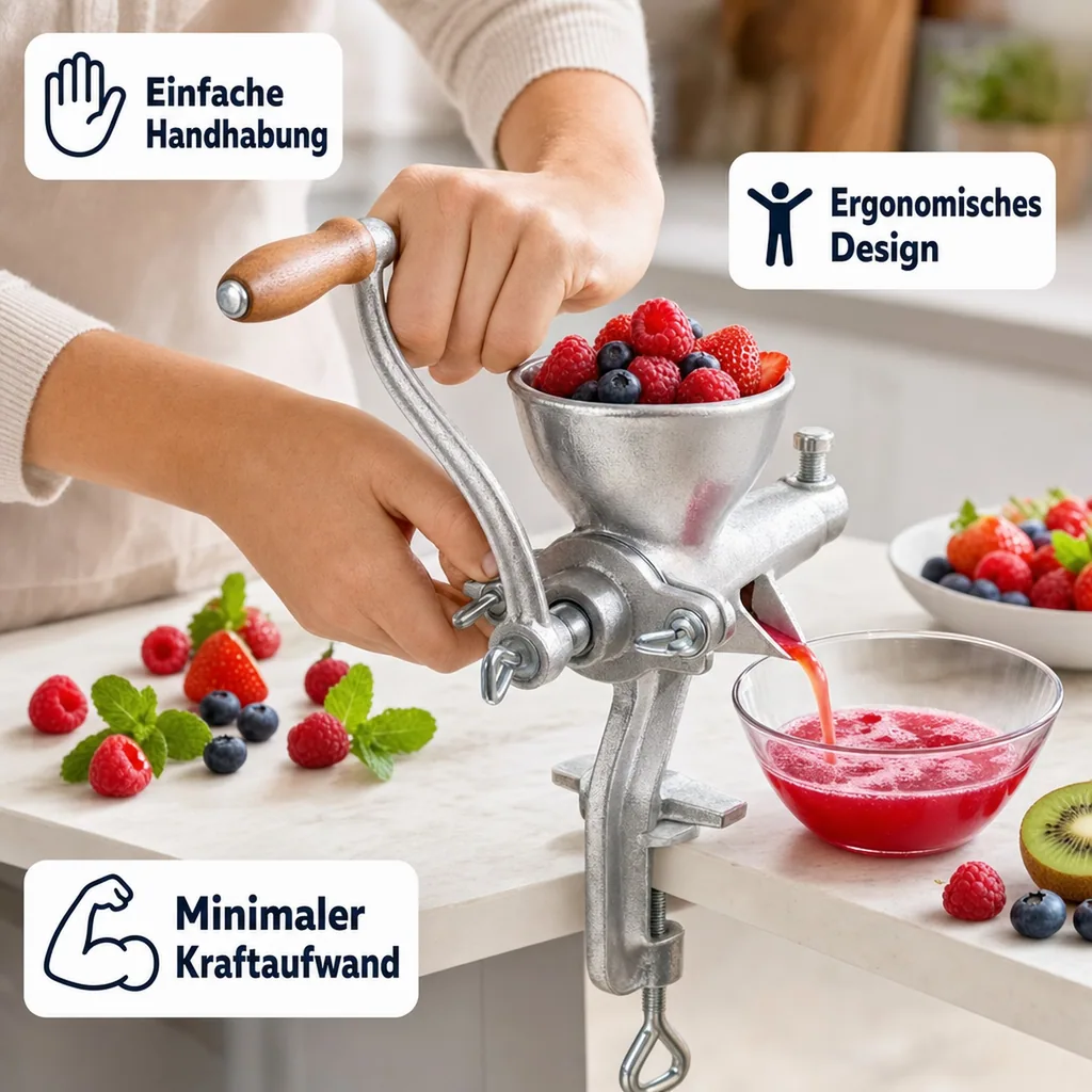 Beeren-Fruchtpresse