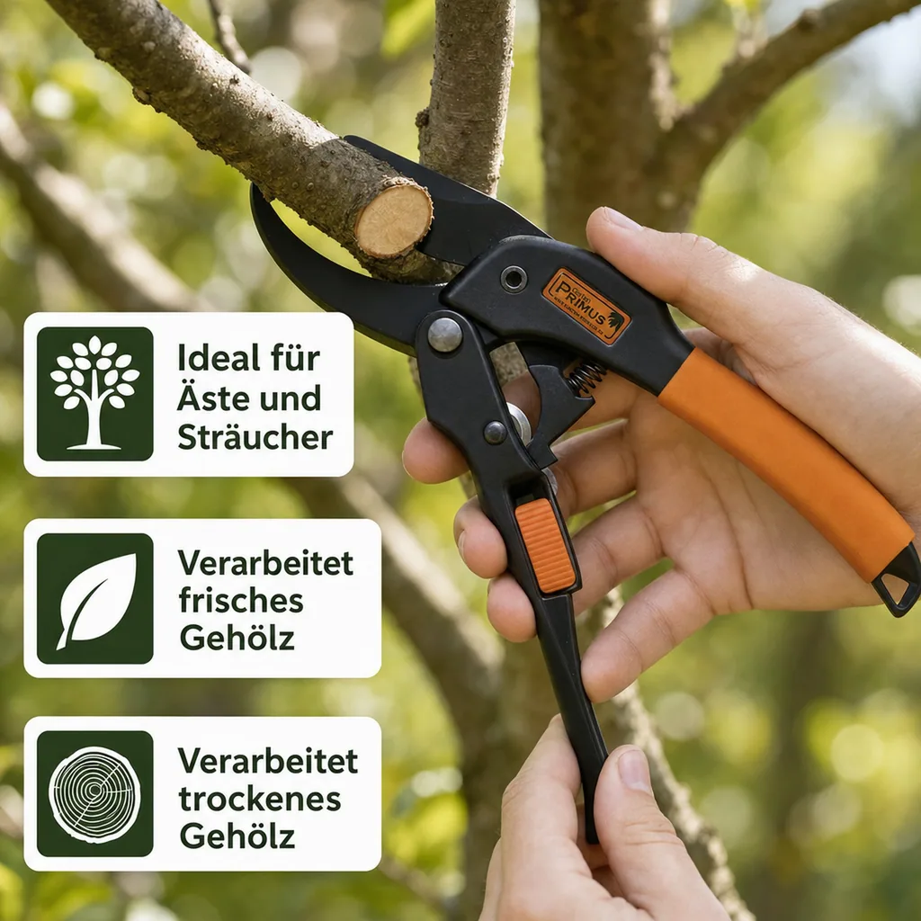 Power-Gleitschere "Primus" mit Rollenübersetzung