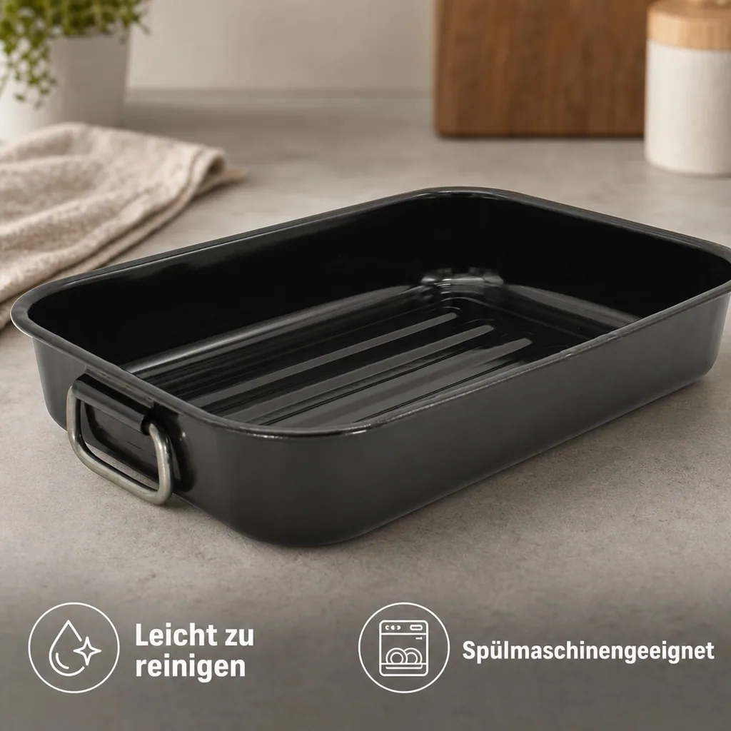 Emaille Grill/Auflaufform 7 L