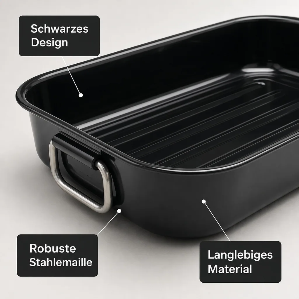 Emaille Grill/Auflaufform 7 L