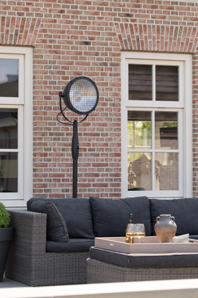 Standheizstrahler Indus II Bright Standing Black 2100 Watt