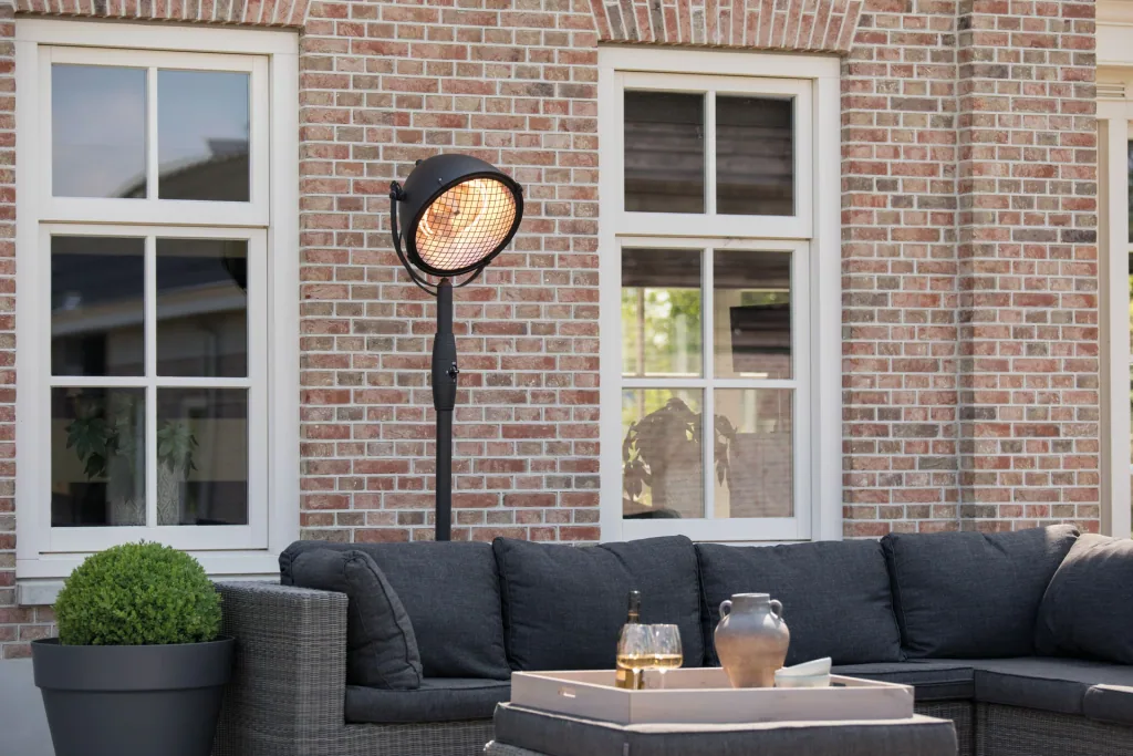 Standheizstrahler Indus II Bright Standing Black 2100 Watt