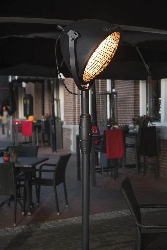 Standheizstrahler Indus II Bright Standing schwarz 2100 Watt