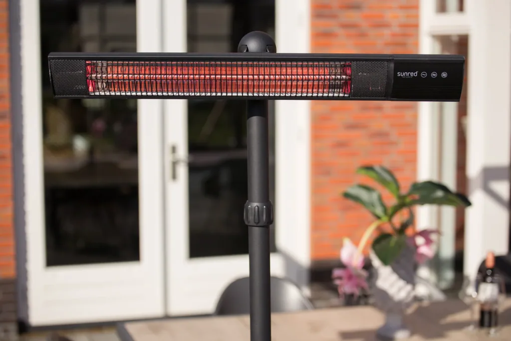 Standheizstrahler Dark Standing Black 2500 Watt