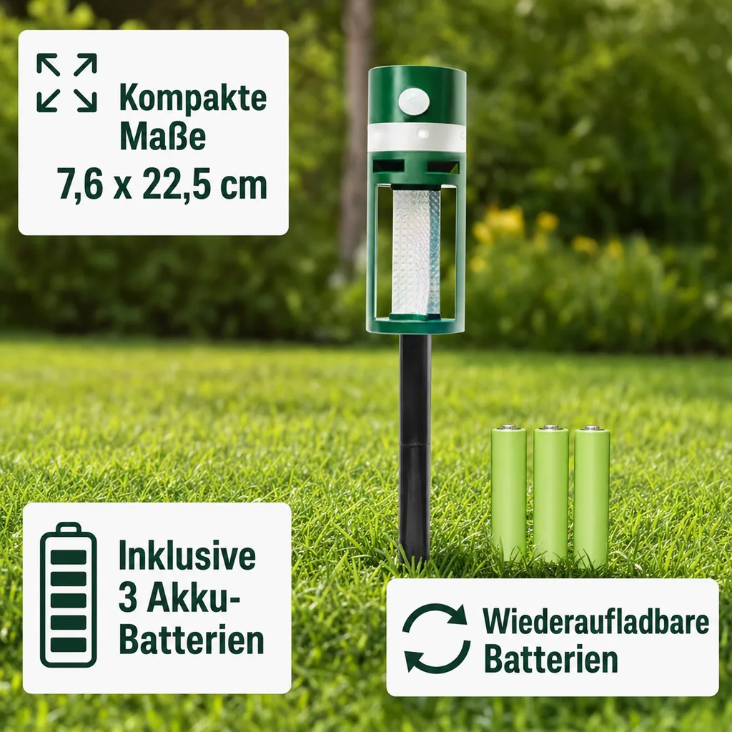 Solar-Universal-Tierschreck "360° + Reflektor"