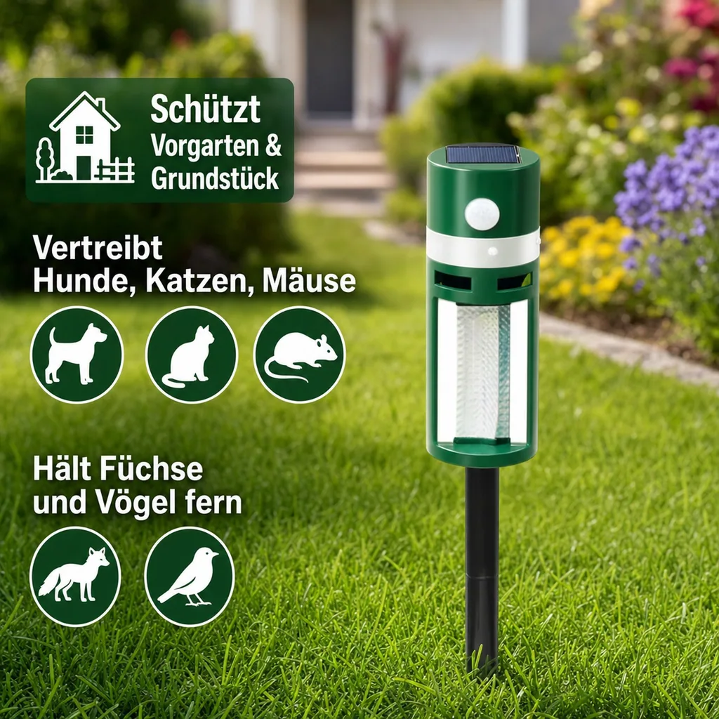Solar-Universal-Tierschreck "360° + Reflektor"
