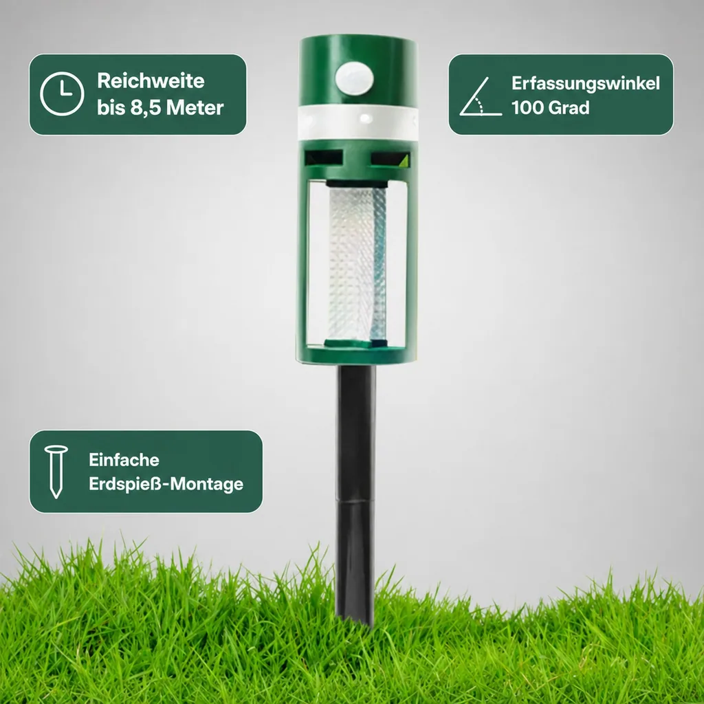Solar-Universal-Tierschreck "360° + Reflektor"