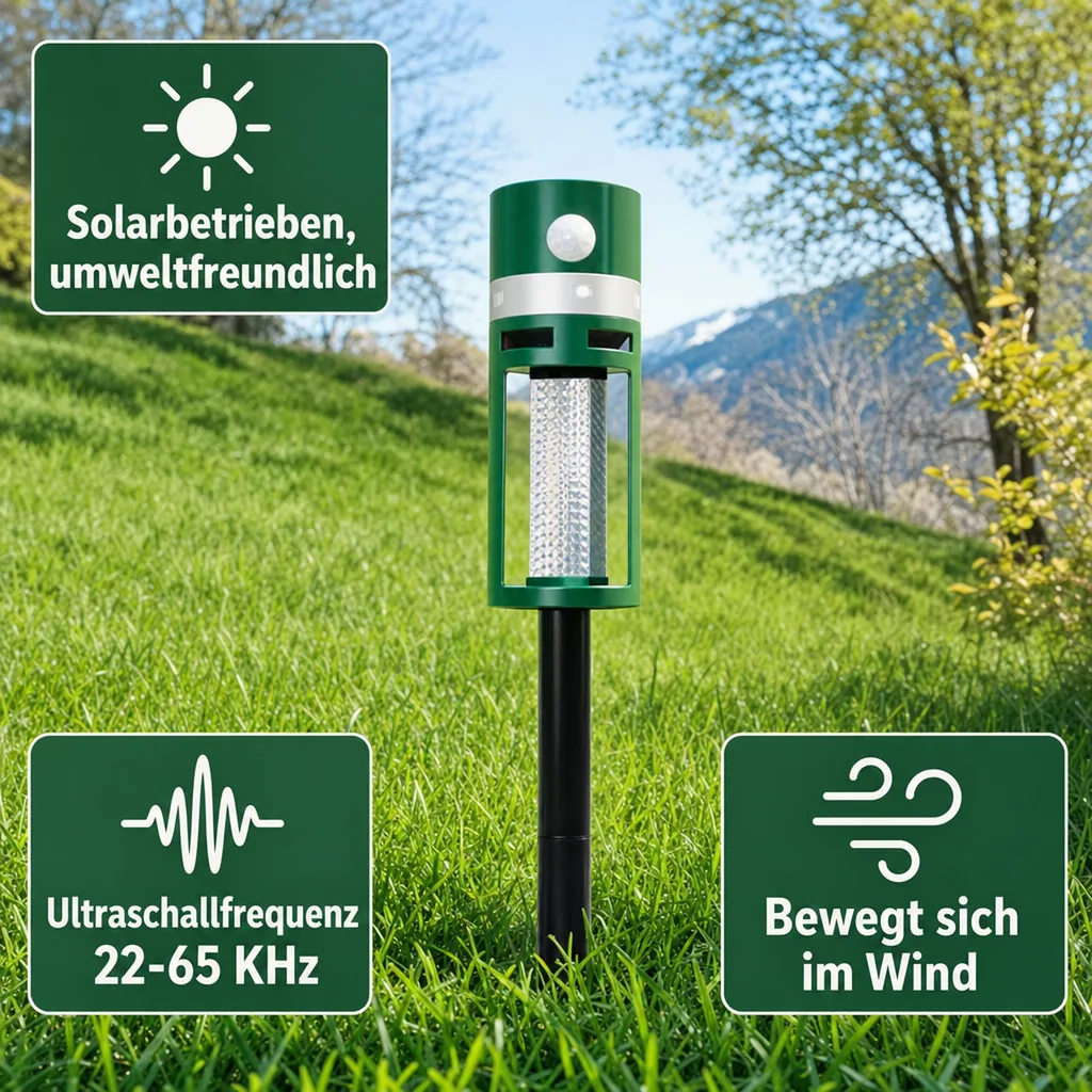 Solar-Universal-Tierschreck "360° + Reflektor"