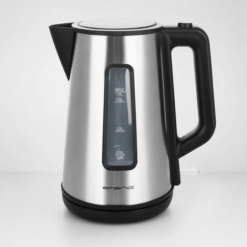 Wasserkocher, Cool Wall „WK-122829“, Edelstahl, 1,7 Liter