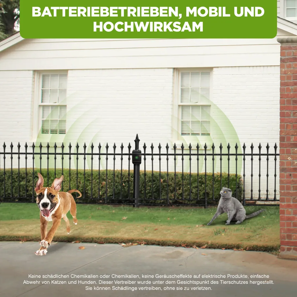 Mobiler Katzen- und Hundevertreiber