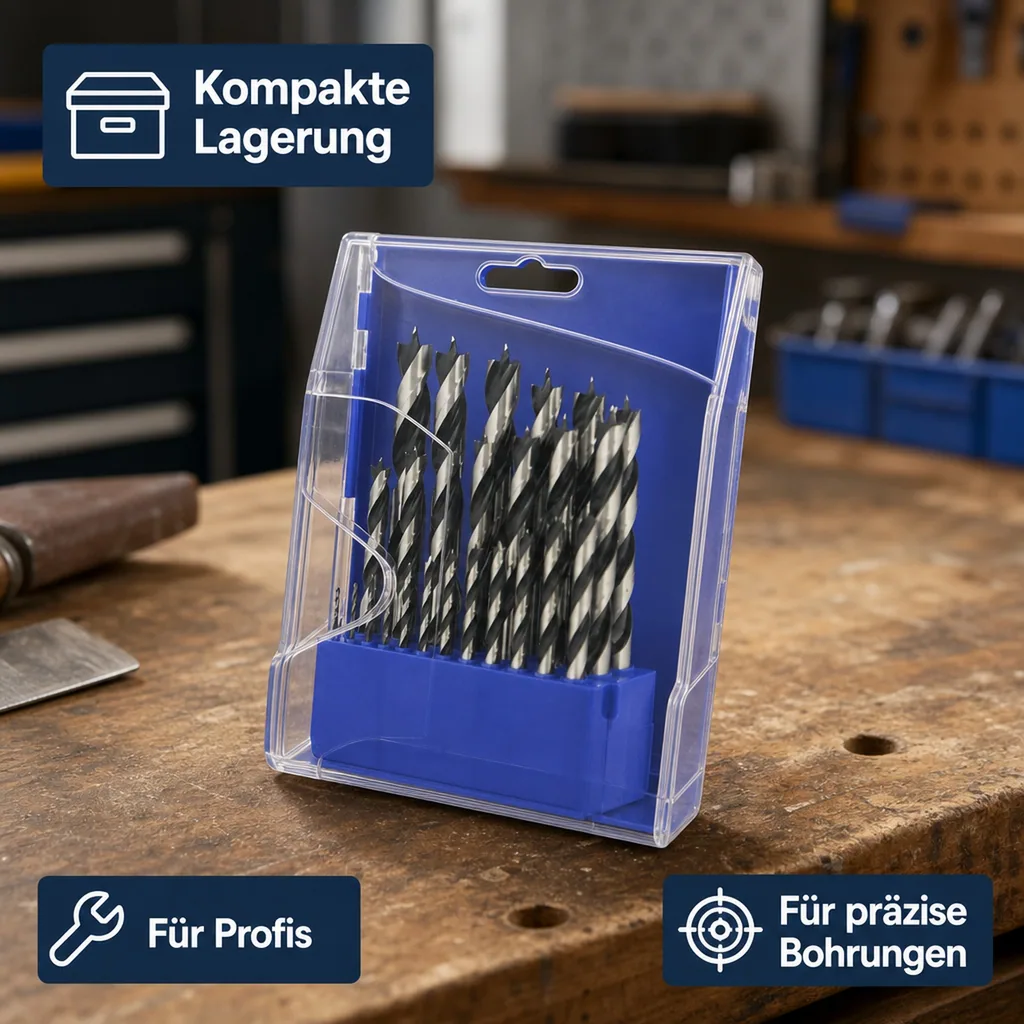 Holzbohrer-Set 25-teilig. 1,0 - 13,0 mm