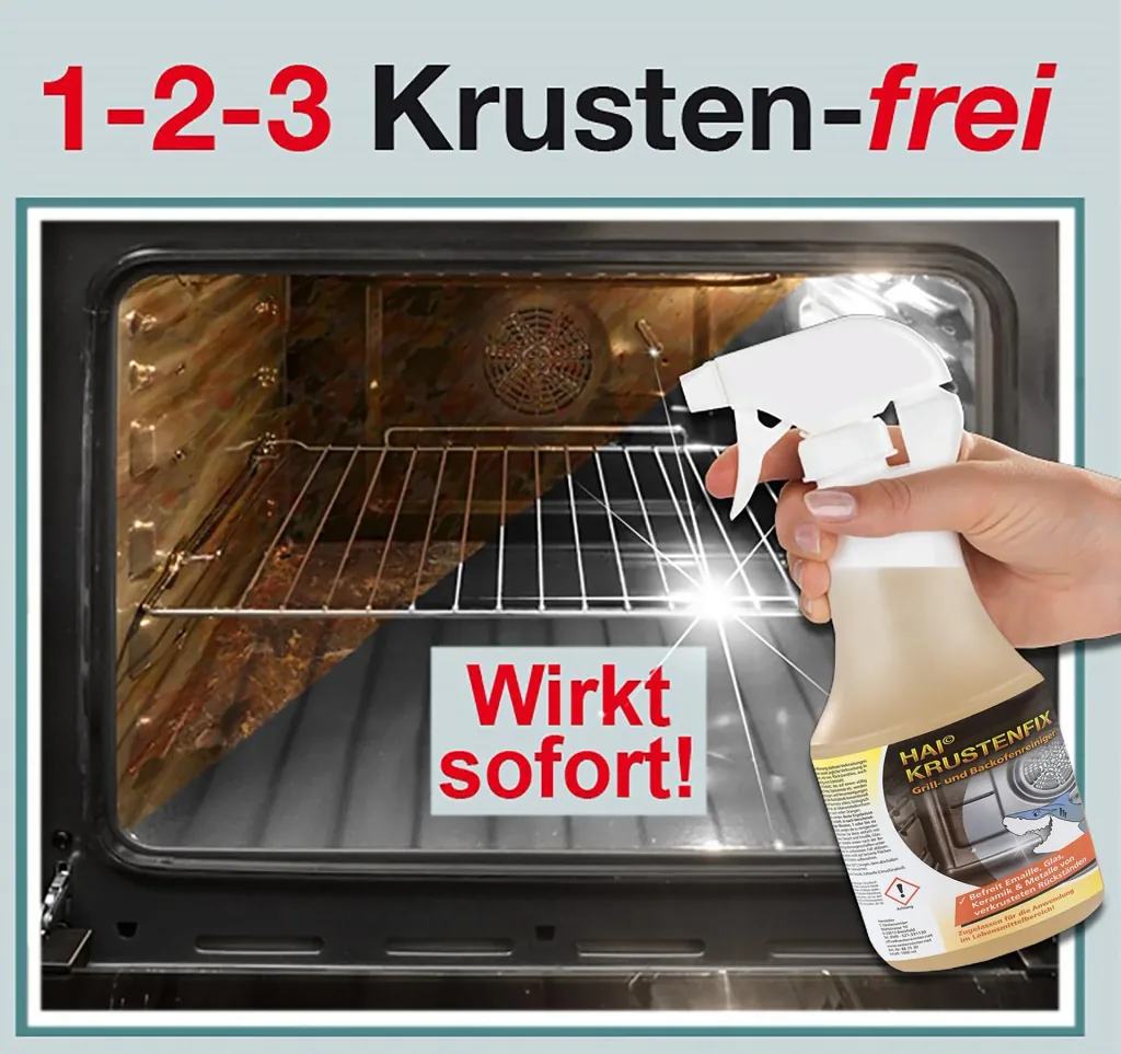 Grill- und Backofenreiniger Krustenfix, Sprühflasche, 500 ml