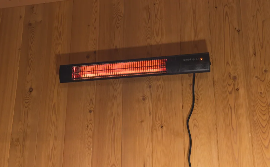 Wandheizstrahler Dark Wall Black 2500 Watt