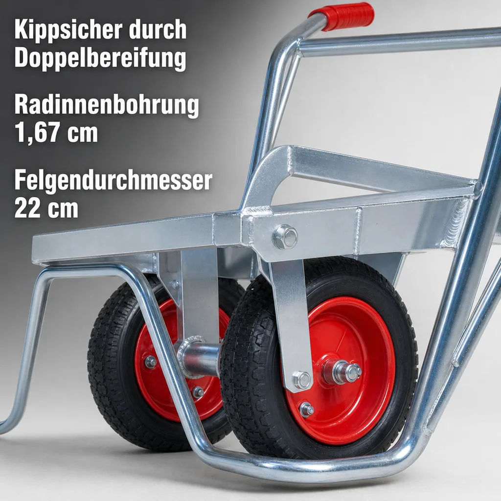 Schweizer Karre aus Alu, 100 kg Tragkraft