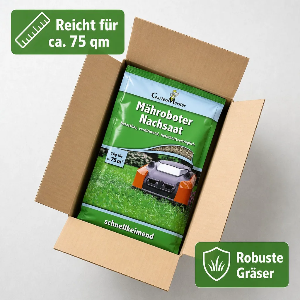 Rasensamen Mähroboter Nachsaat, 1 kg