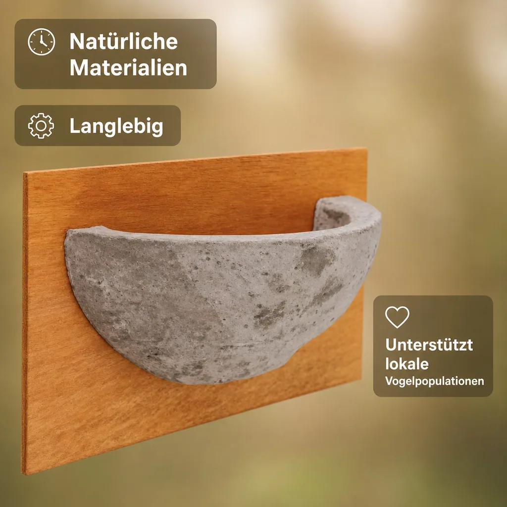 Mehlschwalbennest (Befestigungsmaterial nicht enthalten)