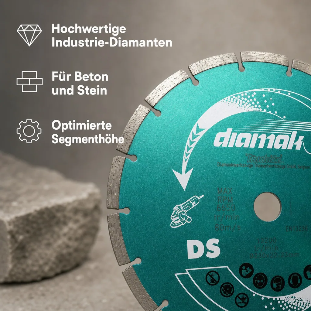 Diamantscheiben DIAMAK 230 mm