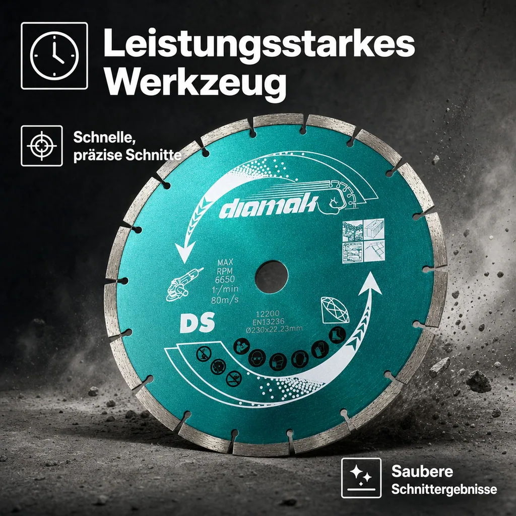 Diamantscheiben DIAMAK 230 mm