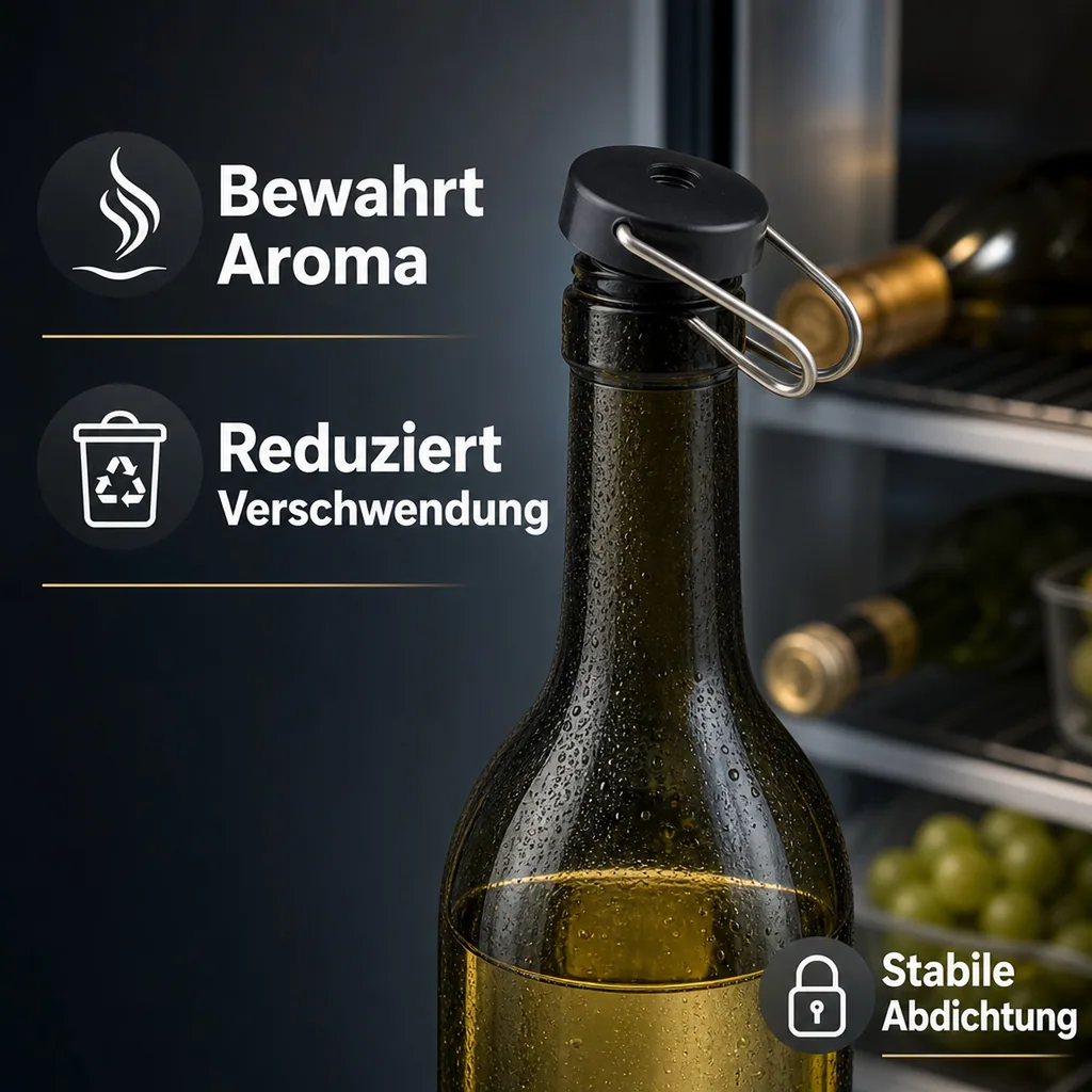 Flaschenverschluss Tip Top Universal - Weinverschluss & Bierverschluss | Wiederverschließbar