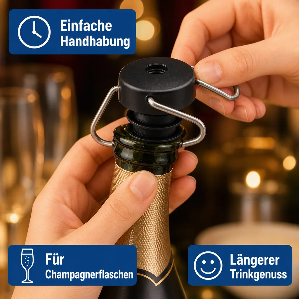 Flaschenverschluss Tip Top Universal - Weinverschluss & Bierverschluss | Wiederverschließbar