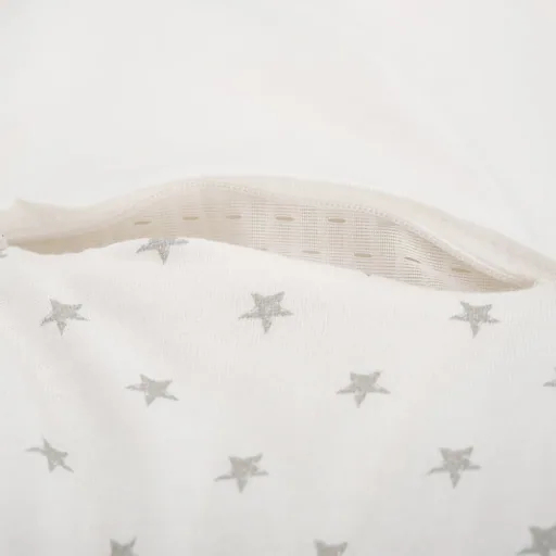 Träumeland Liebmich Schlafsack Baby, Schlummersack, Innenschlafsack Set - Sternchen Grau 3tlg. Set, Grösse: 80/86