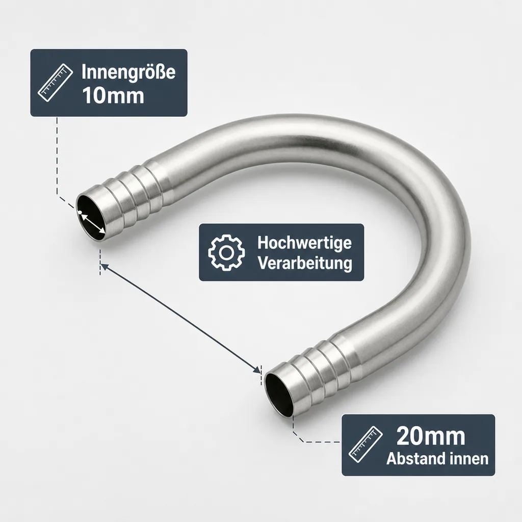 Umkehrbogen für Begleitkühlung , 7mm